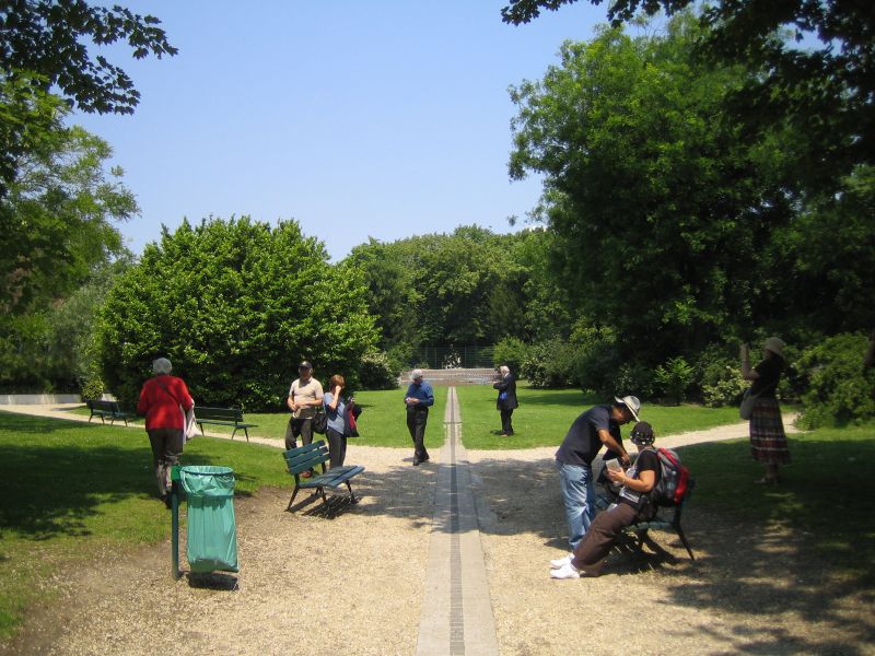 The Paris Meridian marked on the path outside the Paris Observatory
Link-words: Paris2007