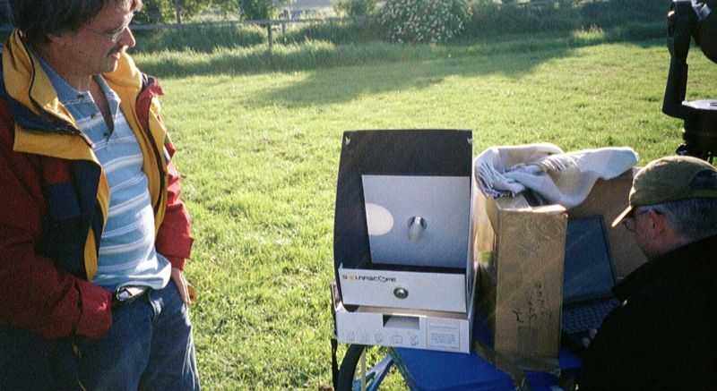 Transit of Venus, June 2004
The SolarScope was used to watch the transit's progress.
Link-words: LocalArea2004