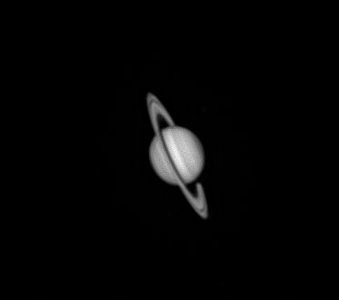 Saturn
First planetary image for a couple of years. Captured at 30 fps.
Link-words: Saturn