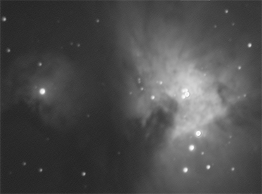 M42 and M43
M43 is part of the larger Orion nebula M42 nearly 500 parsecs (1600 light-years) distant.
Link-words: Messier Nebula