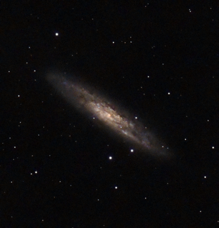 The Sculptor Galaxy - NGC253
NGC 253 is the largest galaxy in the Sculptor cluster, To do it justice needs more data, however who knows when the clouds will clear again ;-)
Link-words: NGC253 The Sculptor Galaxy