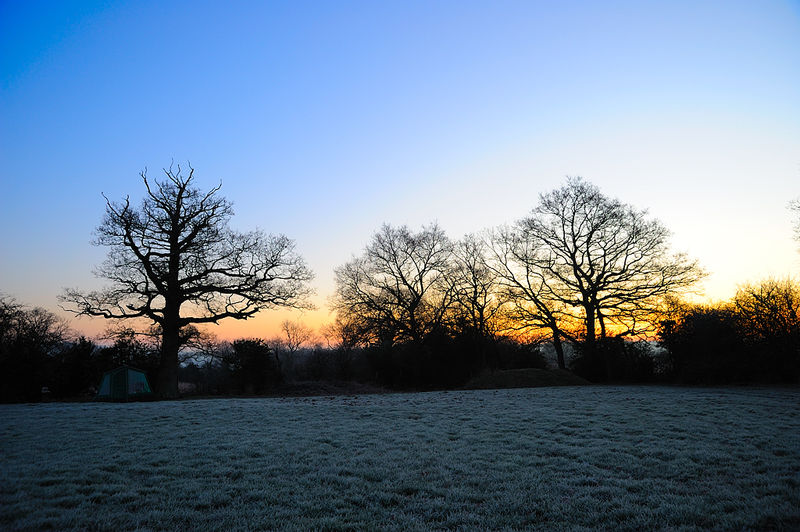 Up before the dawn.
Day break at the Somme.
