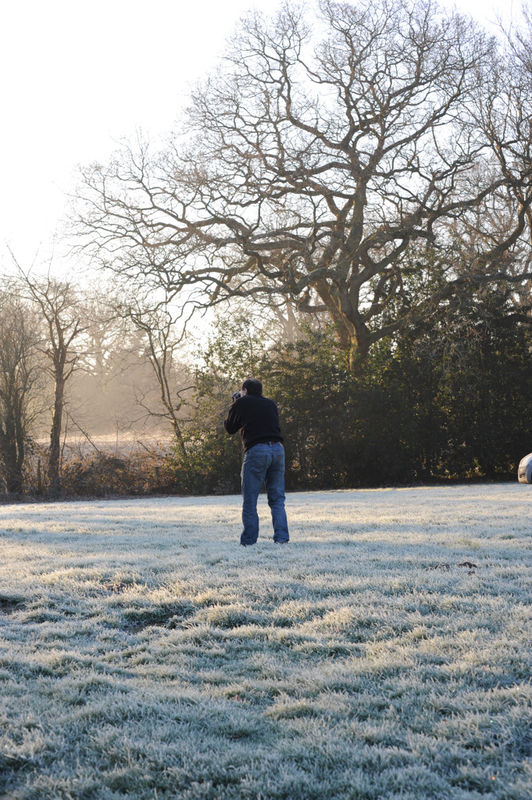 Mark enjoying the daybreak.
Mark enjoying the daybreak.
