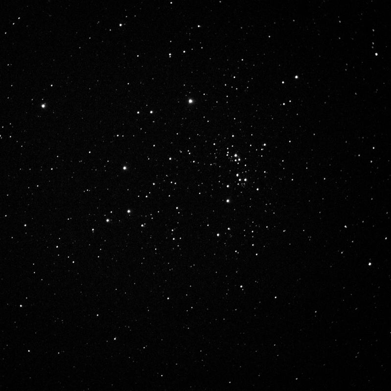 NGC884 Part of the Double cluster in perseus.
Part of the double cluster in Perseus, 30 second unguided.
Using Skymap pro I have worked out that the dimmest star visible on the photograph is Mag 14.41
Link-words: Star