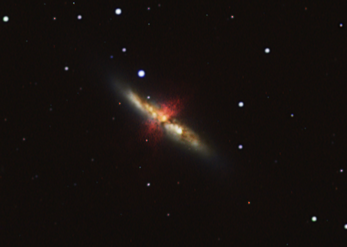 M82
Cigar Galaxy 
Link-words: CarolePope