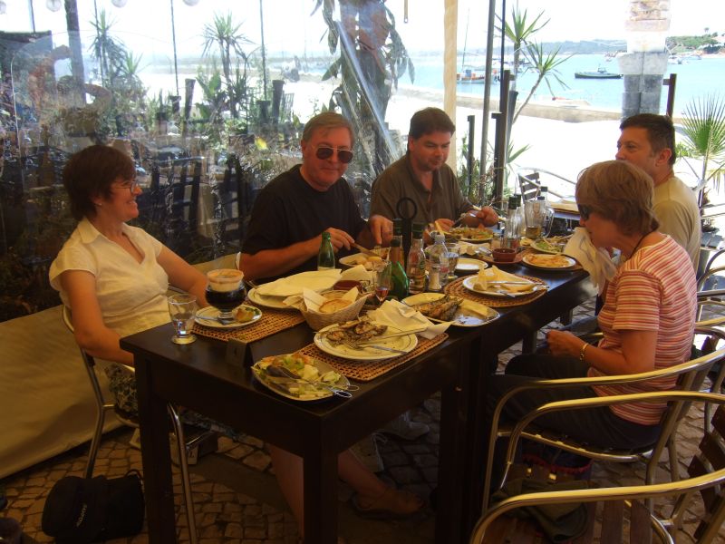 COAA 2007
Lunch in a cafe, Miriam, Jeff, Tom, Brian and Delphine 
Link-words: COAA2007