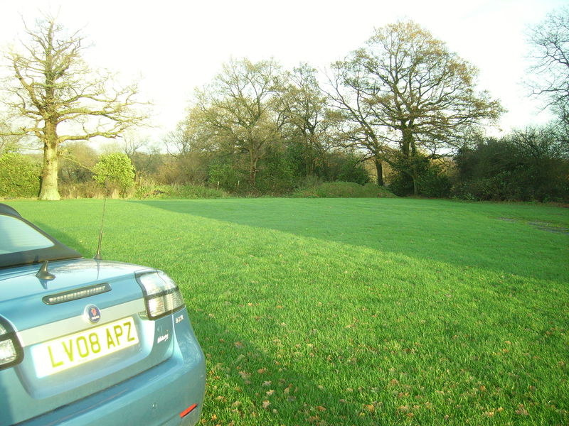 Stairs Farm view of the field
