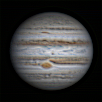 Jupiter, Europa and GRS 2015-04-08- 21:02.2 Manche
Europa is just above and in front (left) of the Great Red Spot.
Link-words: Duncan