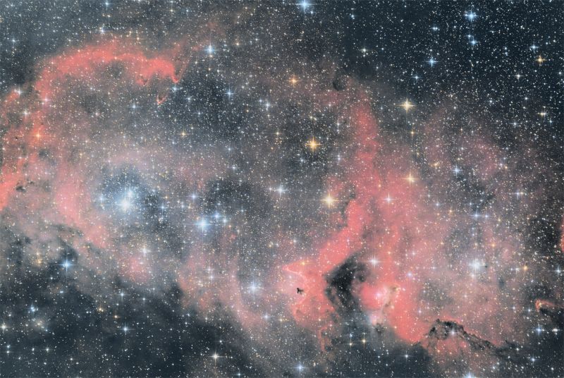 Westerhout 5 (Sharpless 2-199, LBN 667) - The Soul Nebula, 
191 x 120s = 6h 22m, Gain 1601 (Unity), Offset 30, Temp 0c
