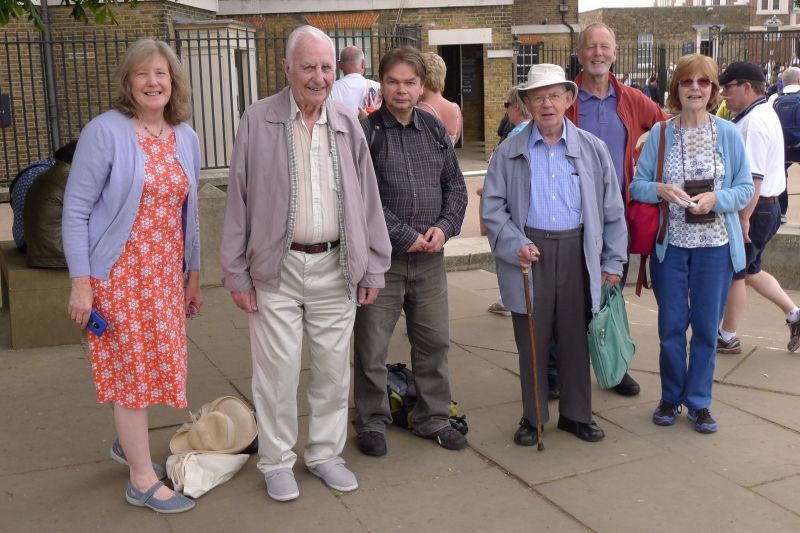 Greenwich Planetarium Visit - Waiting Outside
Link-words: Greenwich2019