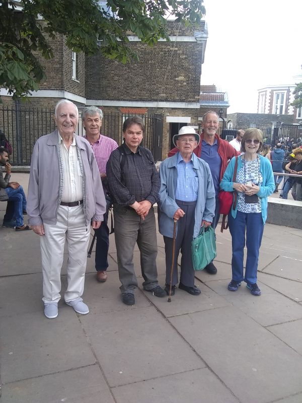 Greenwich Planetarium Visit - Waiting Outside
Link-words: Greenwich2019