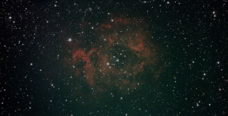 Rosette Nebula + NGC2244
Star cluster and reflection Nebula
