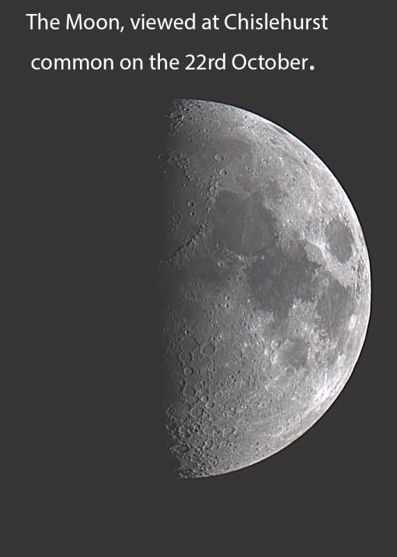 The Moon as seen from Chislehurst Common
The Moon as seen from Chislehurst Common on the 22 Oct 2023.
Link-words: Moon