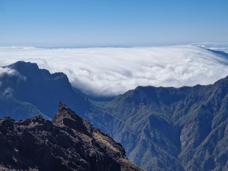 On the Roques de los Muchachos
What a stunning view !!
Link-words: LaPalma2024