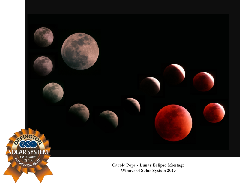 Winner of Solar System 2023  
Lunar Eclipse Montage
Link-words: AstrophotographyCompetition2023