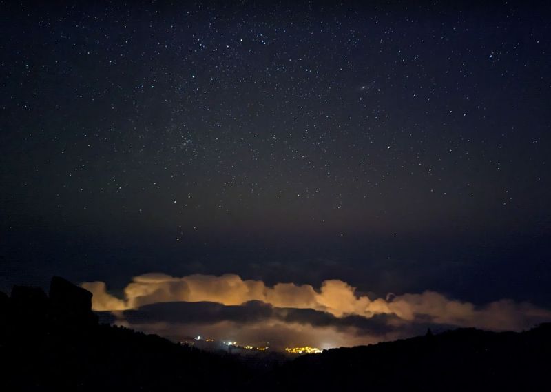 Northern sky - Roques de los Muchachos
Image by Michael Griffiths, with Google Pixel 4a smartphone 
Link-words: LaPalma2024